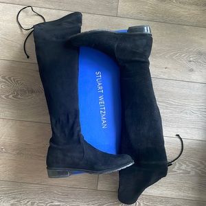 Black Suede Lowland Boots